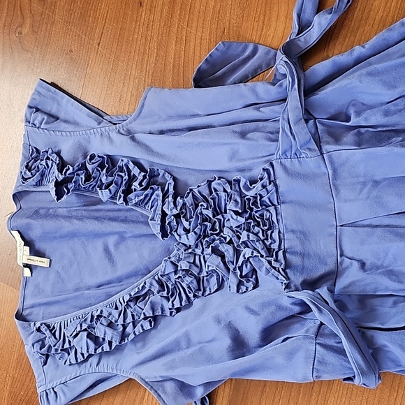 Blue Ruffle Dress - Picture 3 of 6